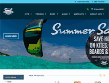 Tablet Screenshot of kitepaddlesurf.com